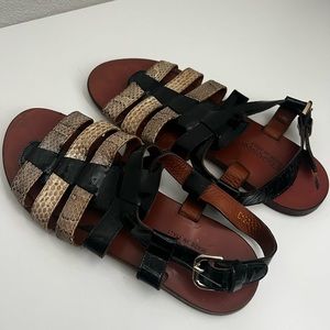 💥DOLCE & GABBANA leather sandals 36 1/2